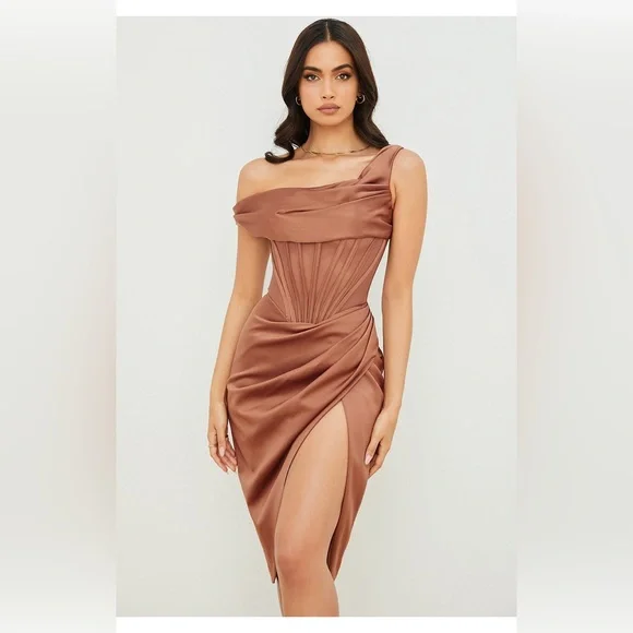 House of CB | Dresses | House Of Cb Lulu Corset Midi Dress | Poshmark